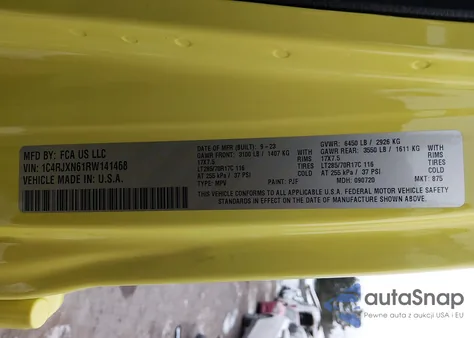 2024 Jeep Wrangler 4Xe Willys 4Xe from USA, damaged, VIN 1C4RJXN61RW141468